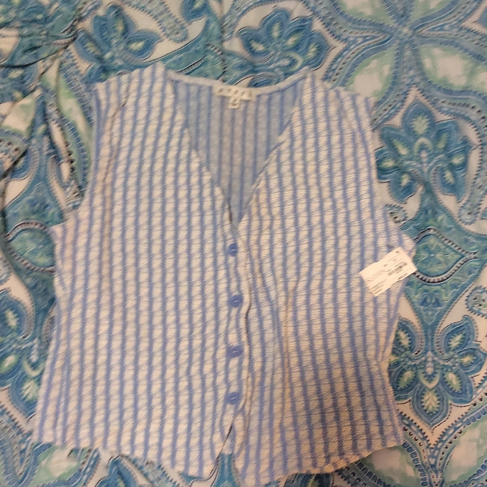 HYFVE Blue and White Knit